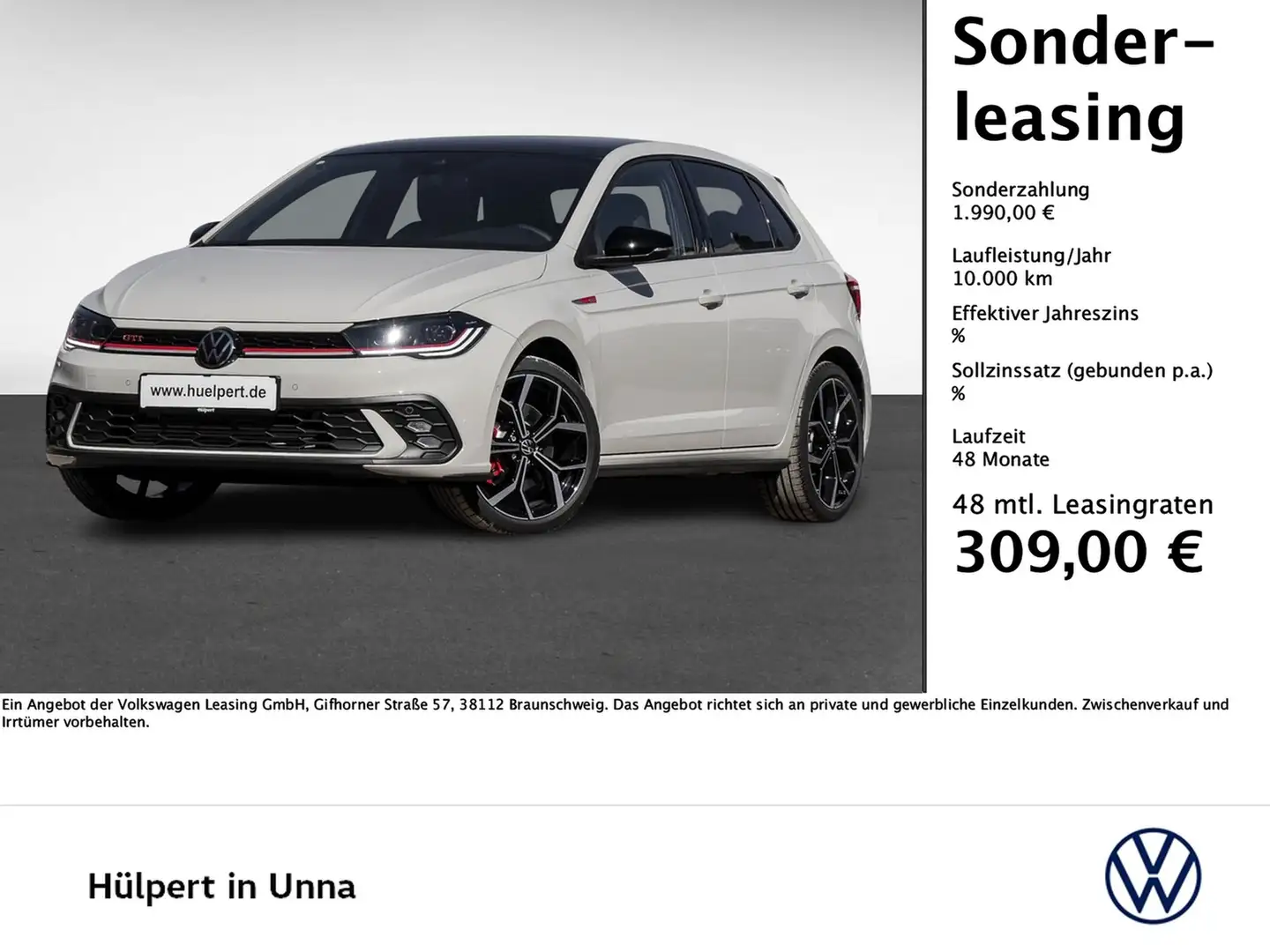 Volkswagen Polo GTI LEDER PANO NAVI MATRIXLED LM18 Gris - 1