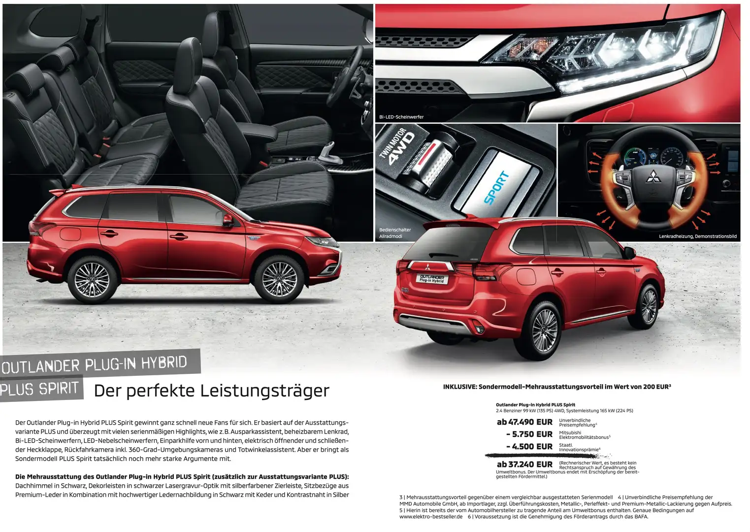 Mitsubishi Outlander Spirit Plus - PHEV 4WD/S-AWD 2,4 230V Rot - 2