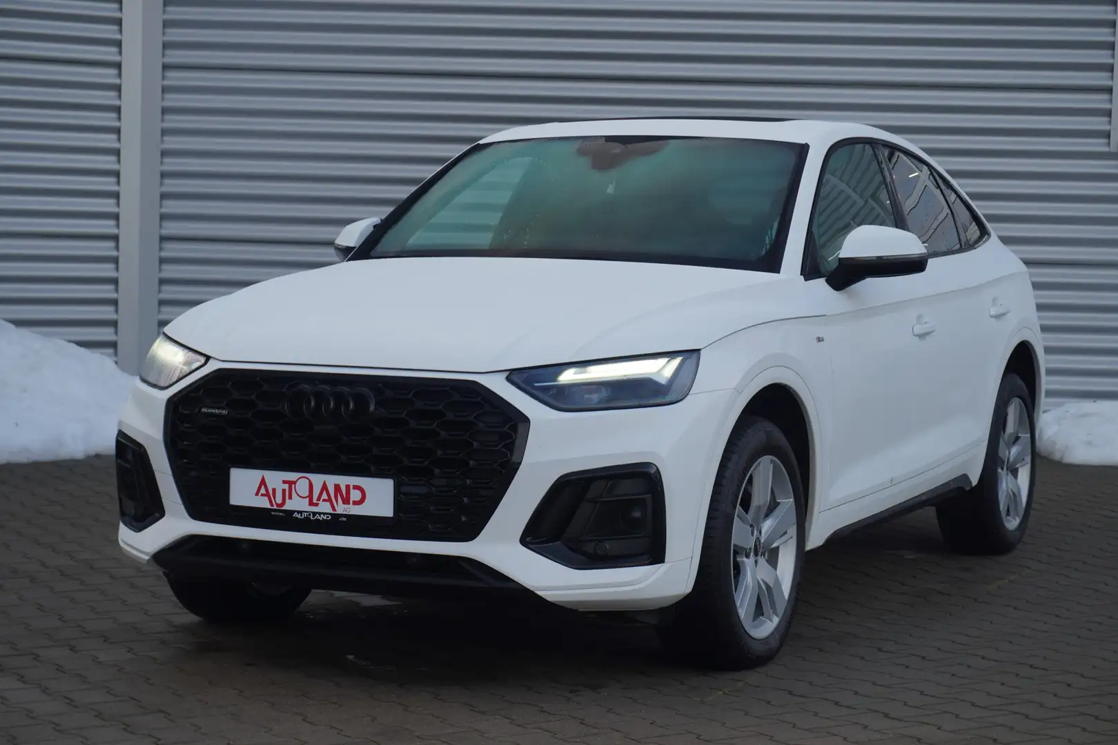 Audi Q5 Sportback S-Line 40 TDI mHEV LED ACC Navi AHK Weiß - 2
