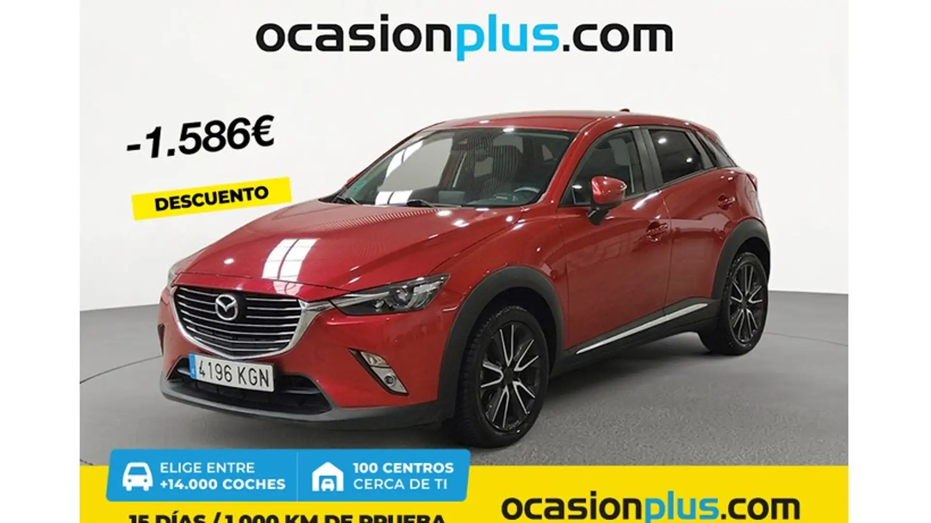 Mazda CX-3 2.0 Skyactiv-G Zenith AWD Aut. 110kW Rood - 1