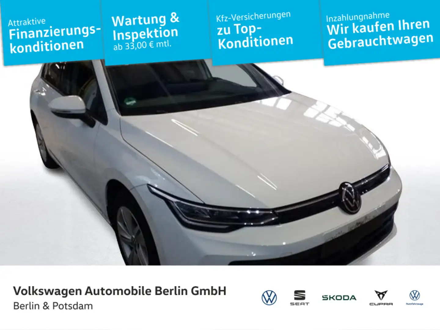 Volkswagen Golf VIII 1.5 eTSI DSG Goal Weiß - 1