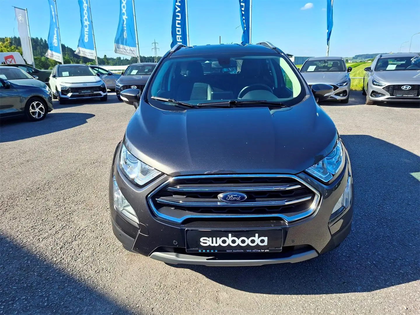 Ford EcoSport 1,5 TDCi Titanium Grau - 2