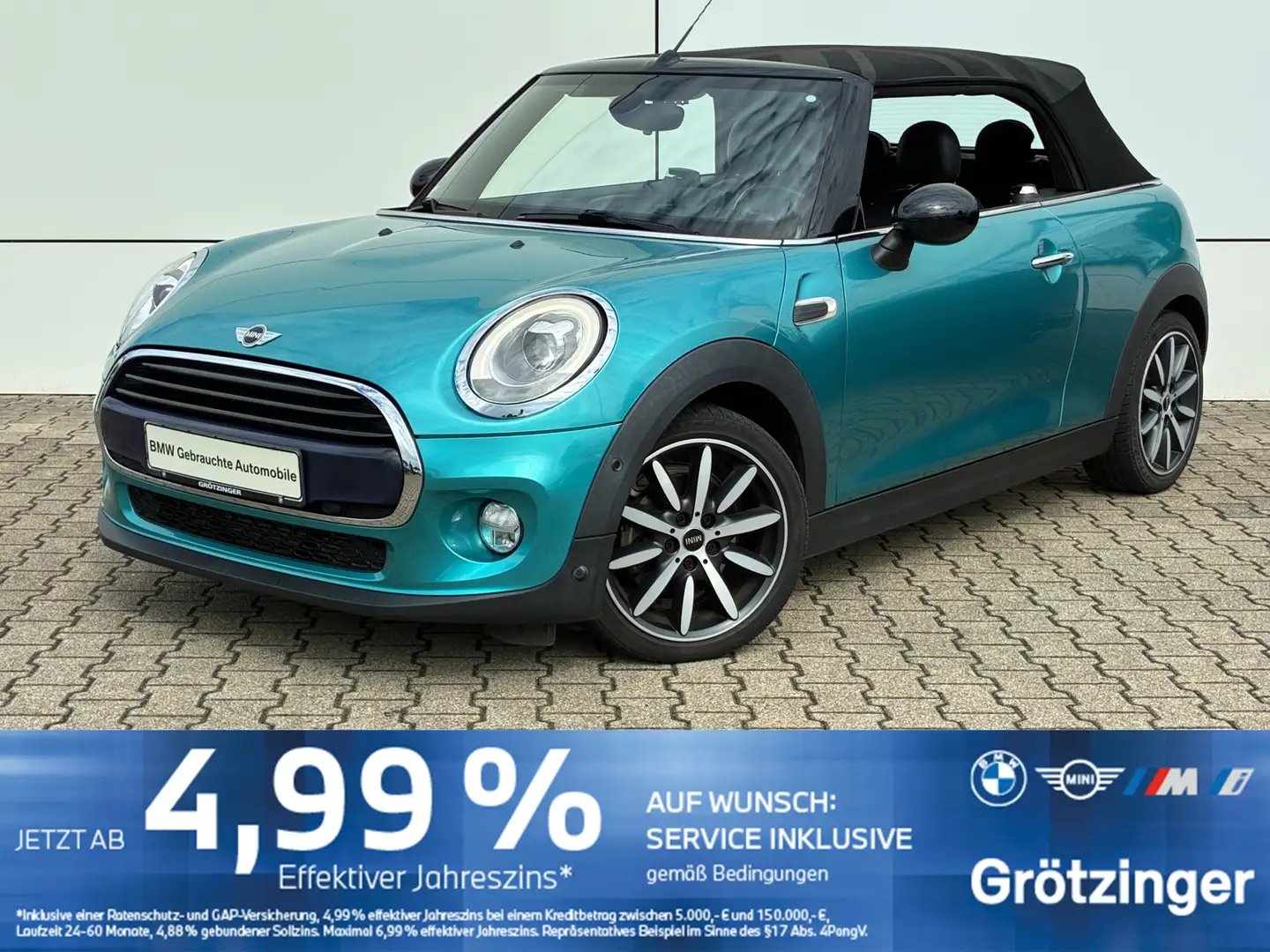 MINI Cooper D Cabrio LED+Navi+RFK+SHZ+PDC+GRA+HUD - 1