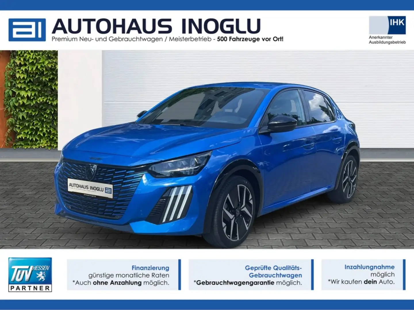 Peugeot 208 GT PureTech 100 S&S Navi+LED+R-Kam+DAB+PDC+VC+ Blau - 1