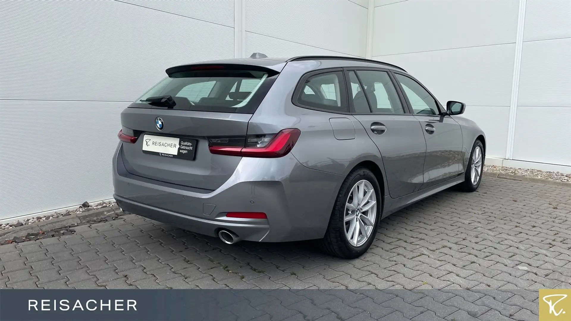 BMW 318 d A Tou LCPro.HuD,Keyless,el.Sitze+Mem.DrivAs Grau - 2