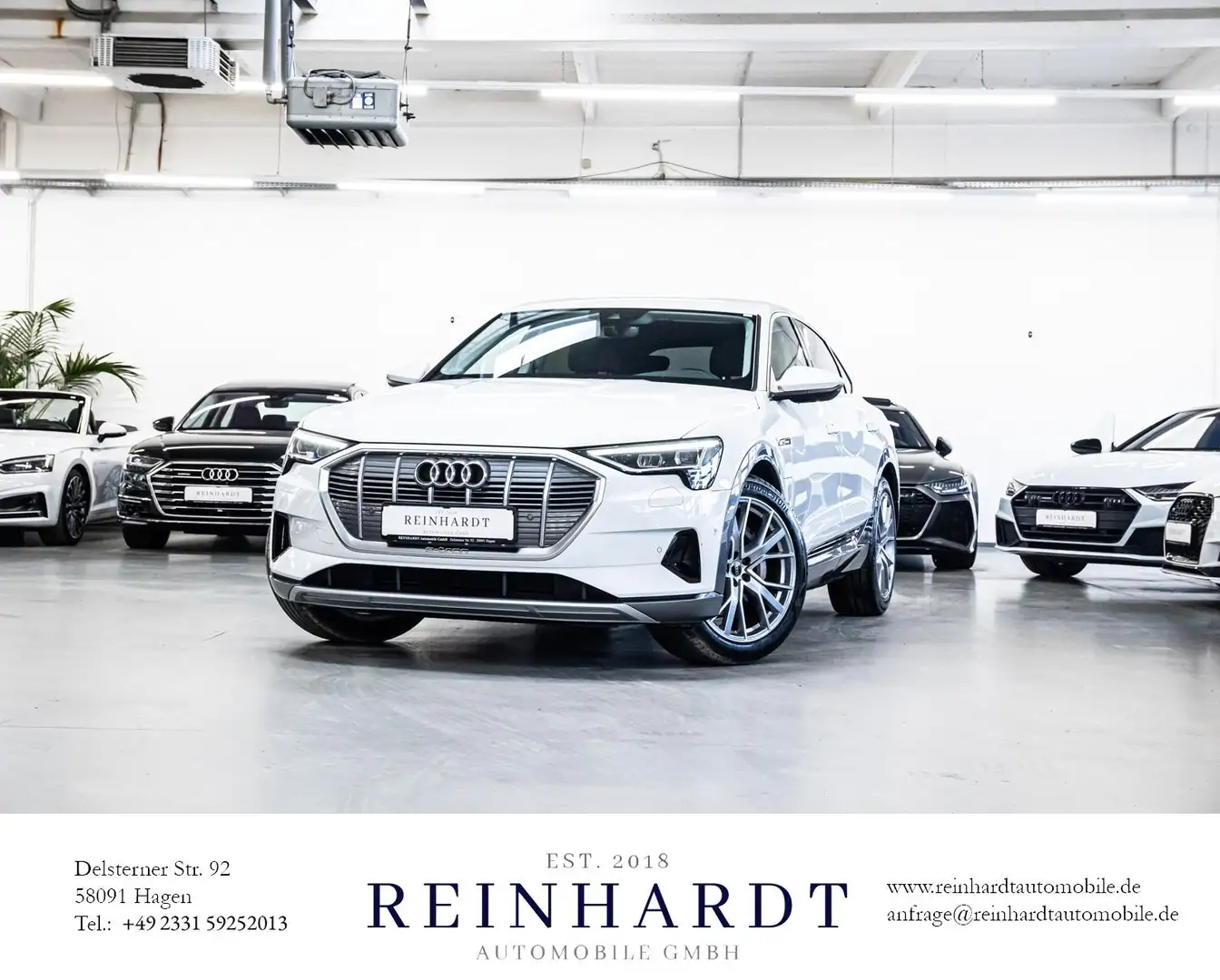 Audi e-tron 55 SPORTBACK ADVANCED 21Z/DAB/SHZ/AIR-SUS Bianco - 1