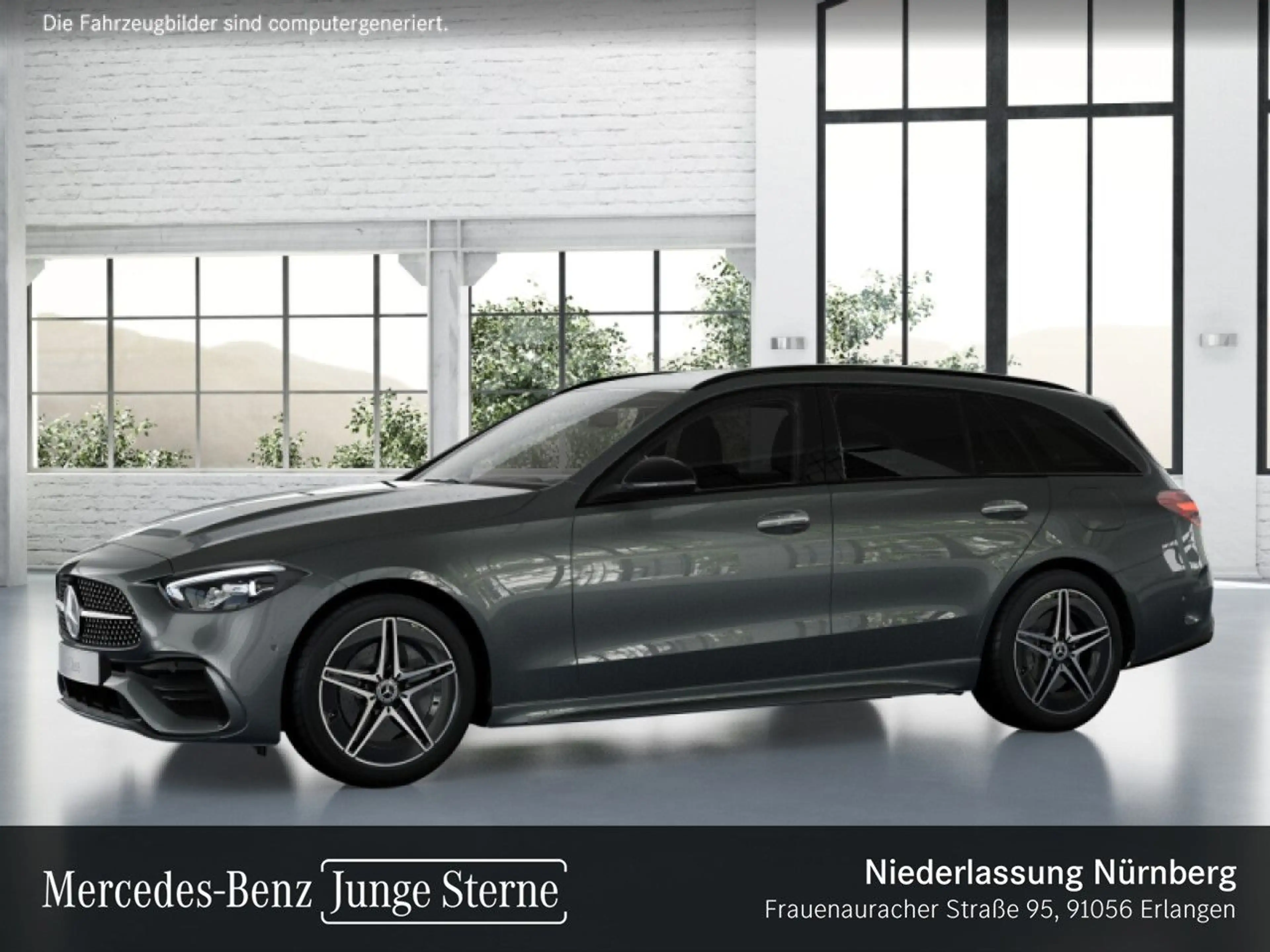 Mercedes-Benz C 300 e T AMG+NIGHT+AHK+LED+KAMERA+TOTW+KEYLESS+9G — photo 3