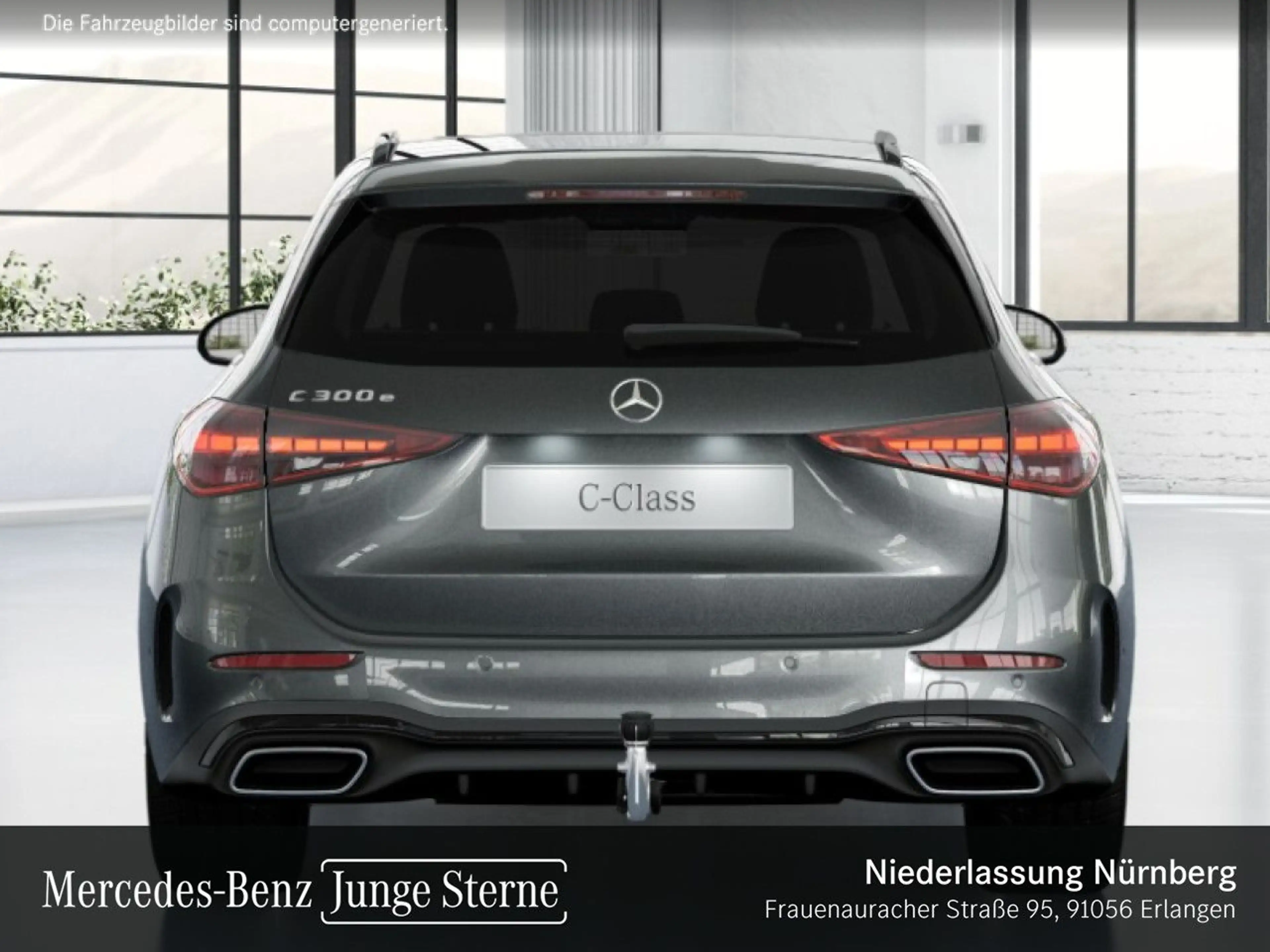Mercedes-Benz C 300 e T AMG+NIGHT+AHK+LED+KAMERA+TOTW+KEYLESS+9G — photo 9