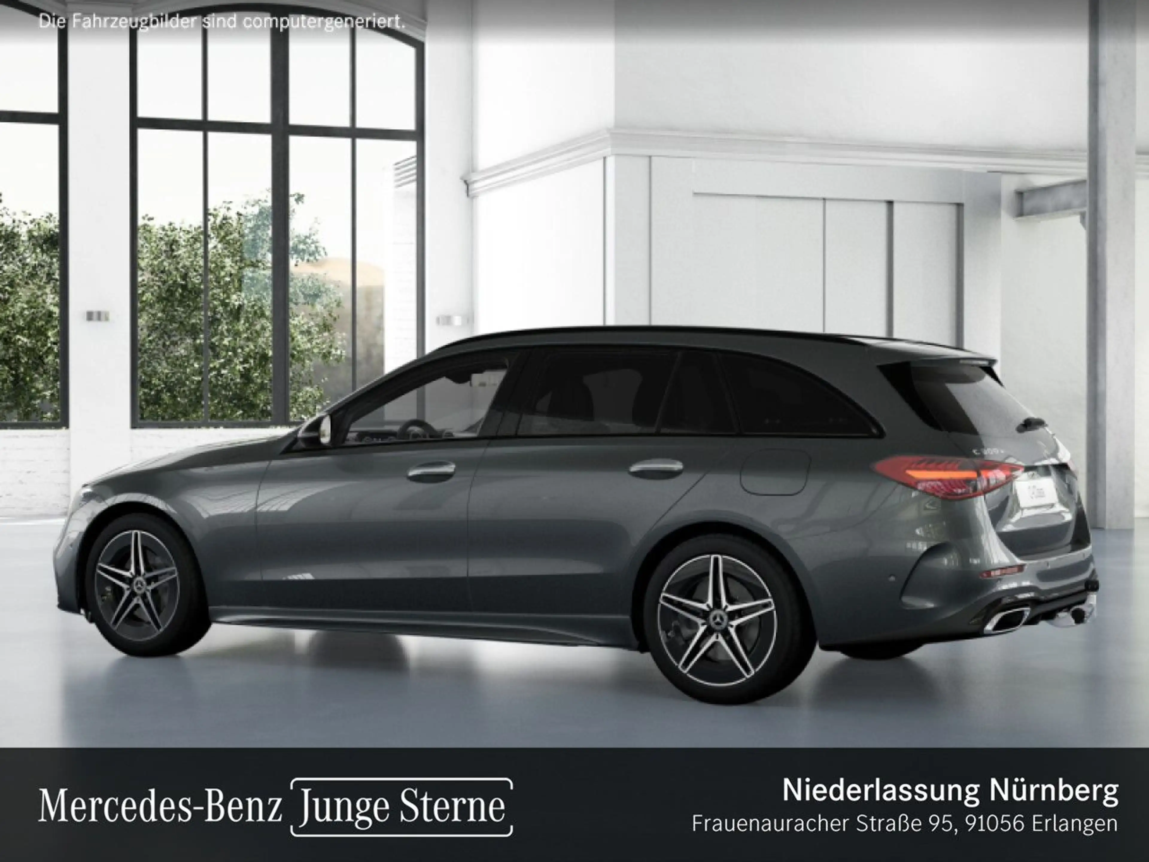 Mercedes-Benz C 300 e T AMG+NIGHT+AHK+LED+KAMERA+TOTW+KEYLESS+9G — photo 15