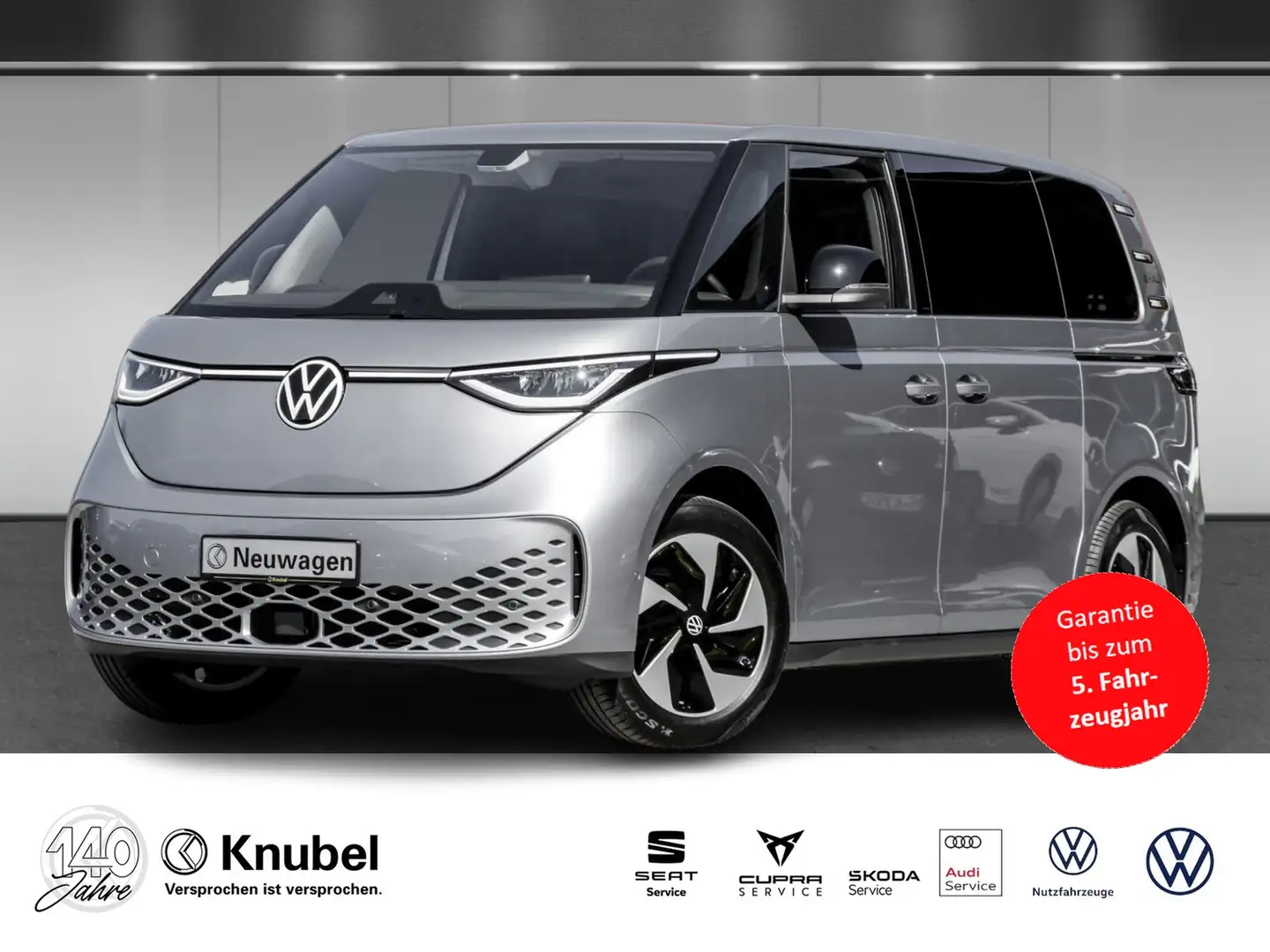 Volkswagen ID. Buzz Pro GOAL NaviPro ACC ParkAss+ Wärmepumpe Argent - 1