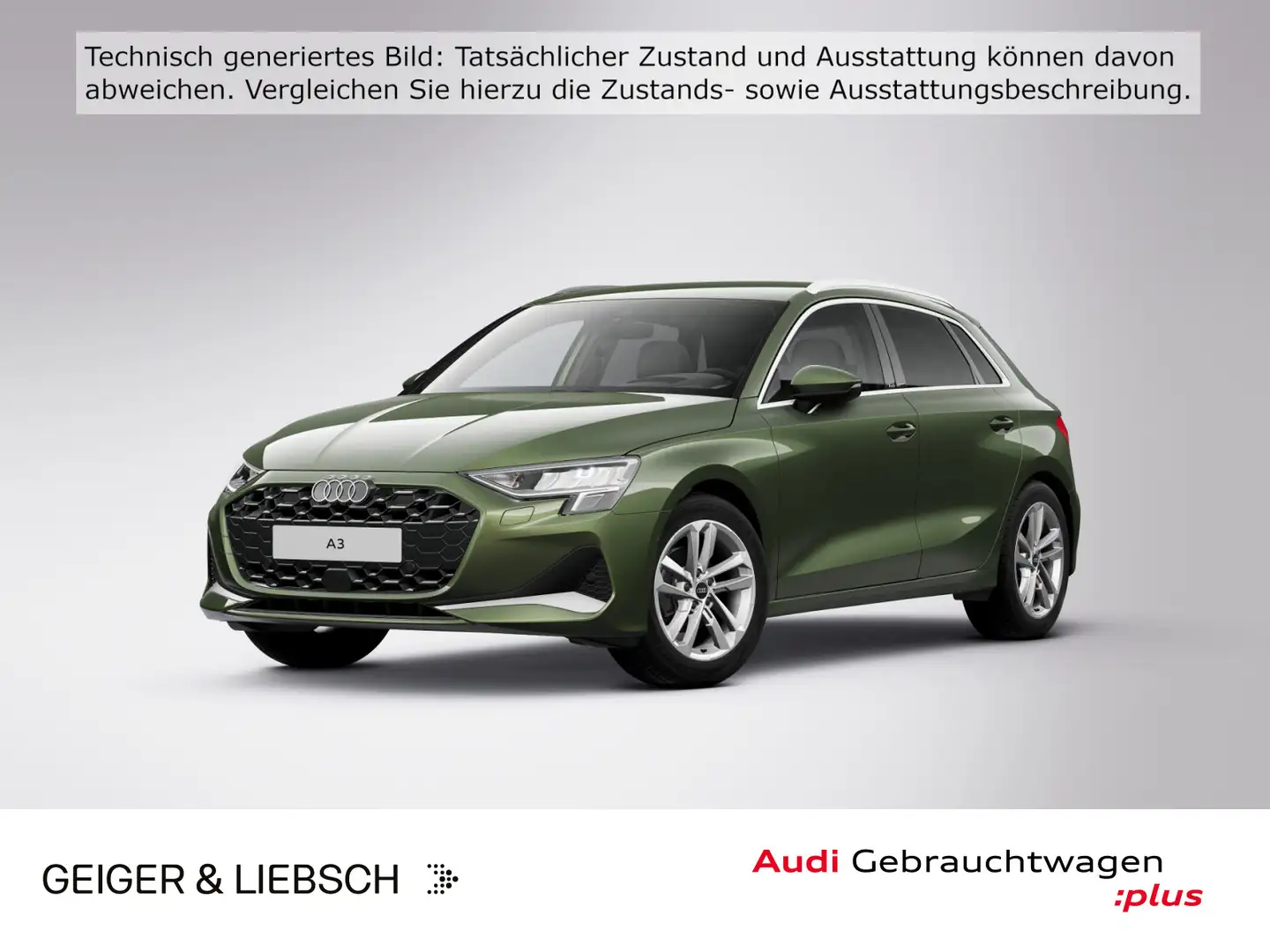 Audi A3 30 TFSI advanced*NAVI-PLUS*KAMERA*H Grün - 1
