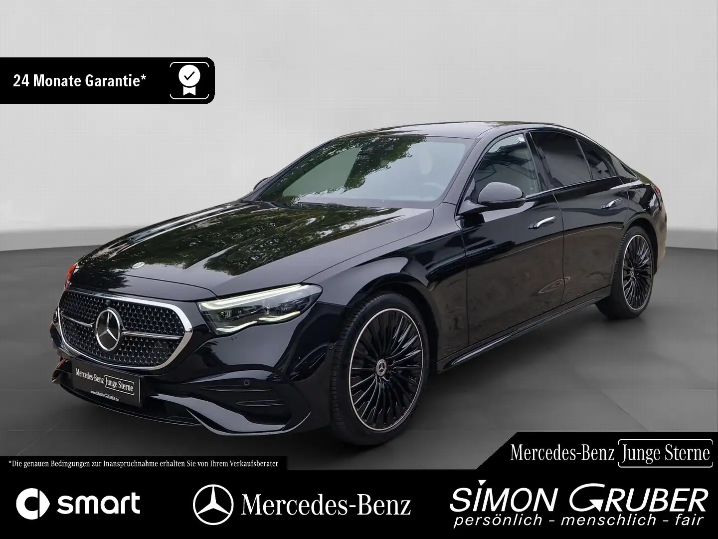Mercedes-Benz E 300 e AMG Night Superscreen Pano Burm Airmatic Zwart - 1