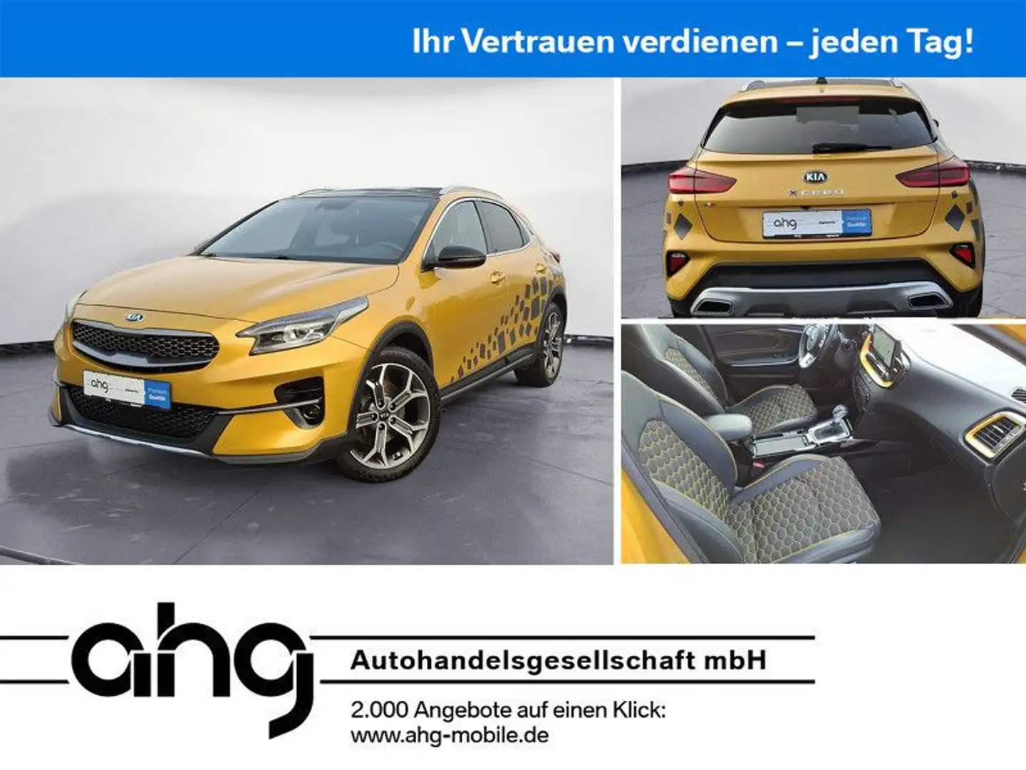 Kia XCeed 1.6 T-GDI DCT Xdition Navi ACC HiFi RFK Gelb - 1