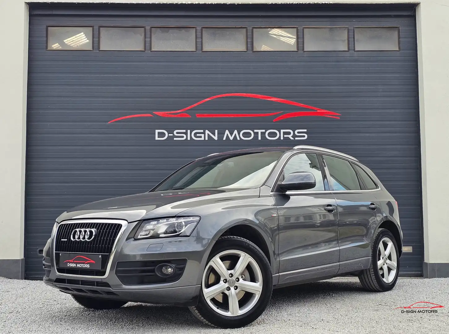 Audi Q5 3.0 TDI V6 Q S LINE (211ch) S TRONIC 2010 1er PROP Gris - 1