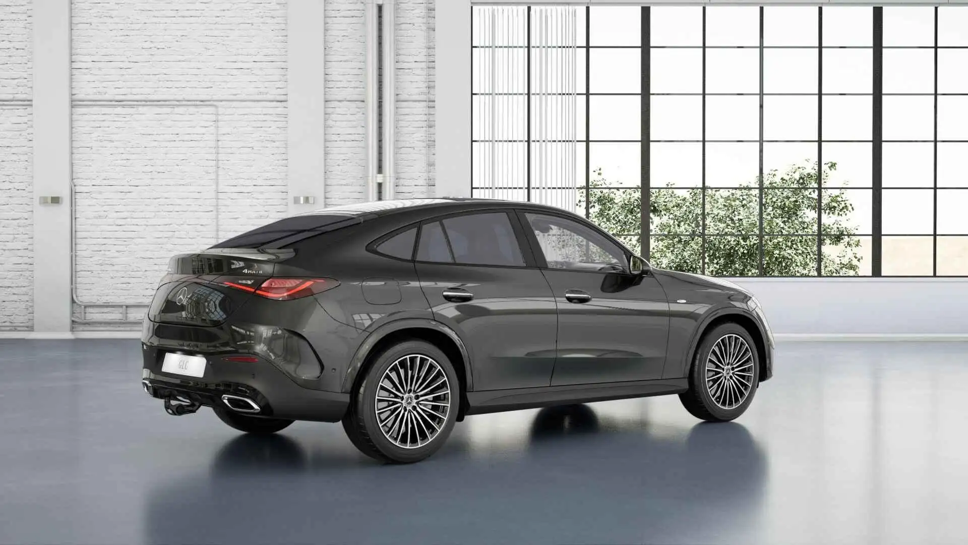 Mercedes-Benz GLC 300 Coupé 300e 4MATIC Sport Edition | Panoramaschuifda Gris - 2
