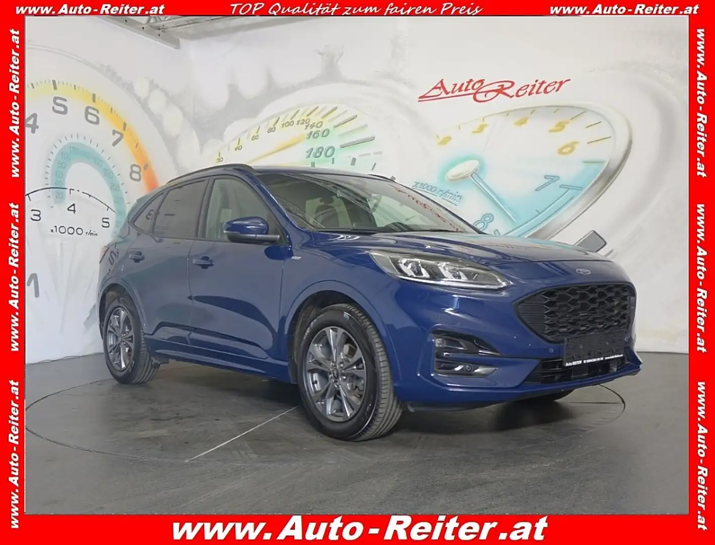 Ford Kuga 2,0 EcoBlue AWD ST-Line X Aut. *LED, NAVI, RFK* Blau - 1