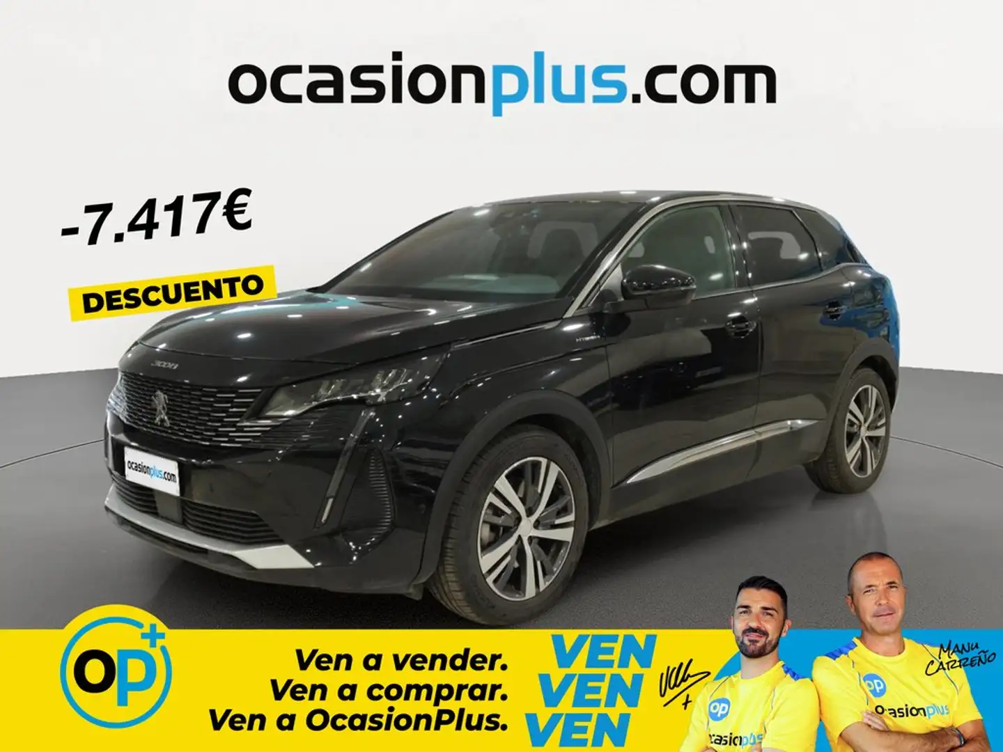 Peugeot 3008 HYB PHEV 300 Allure Pack AWD e-EAT8 Negro - 1