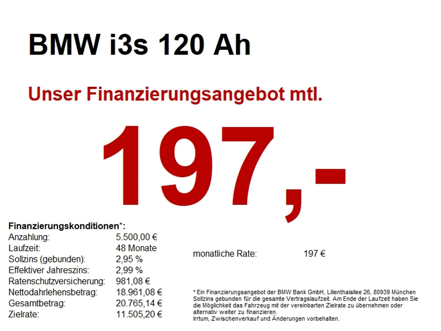 BMW i3 s 120 Ah CAM/DAB/NAV/TEMPO/SH/WLAN/DAB/S-Laden Blanc - 1