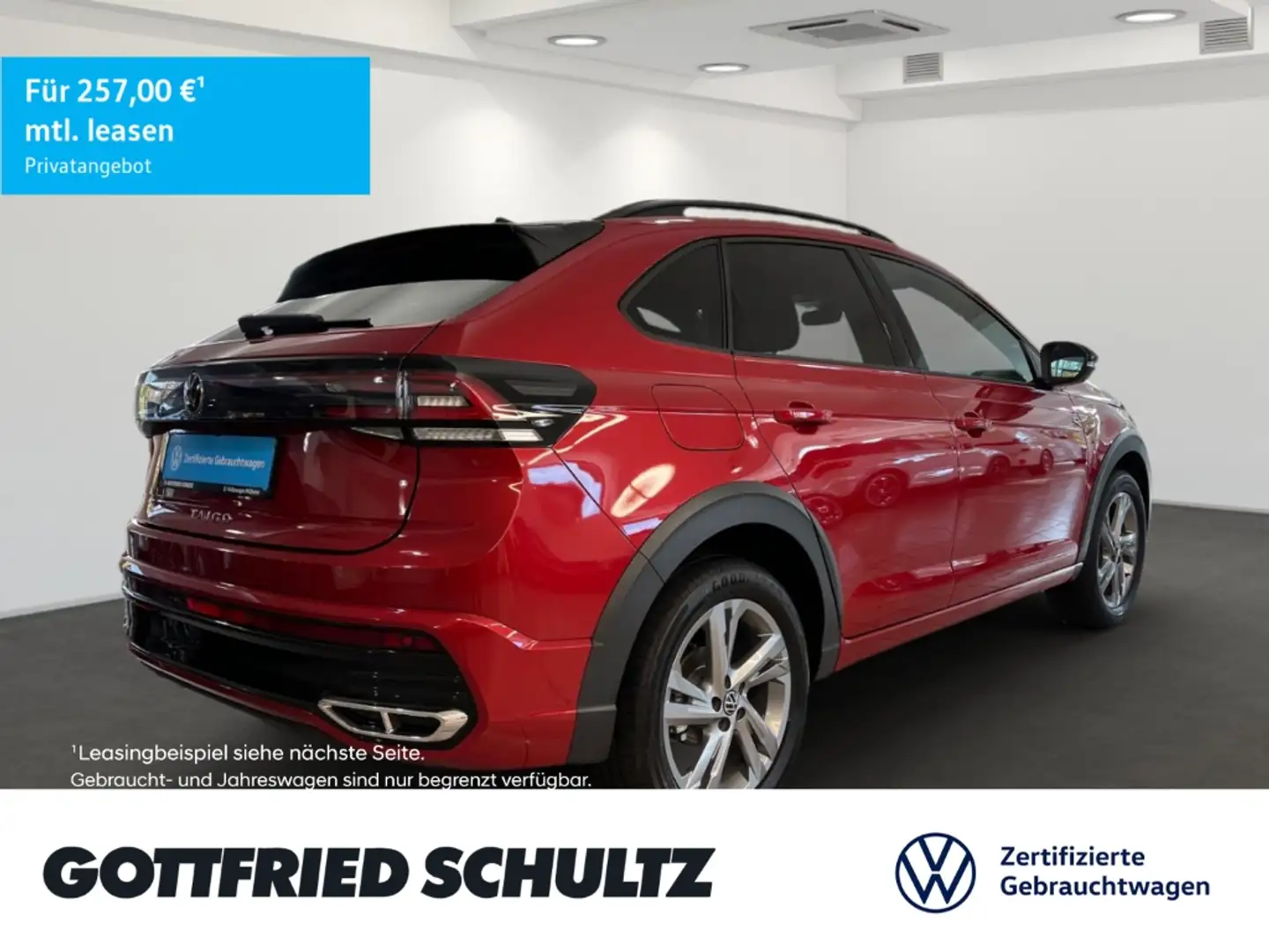 Volkswagen Taigo 1.0 l TSI DSG R-Line Dynamic Light Assist Navi Lei Rot - 1
