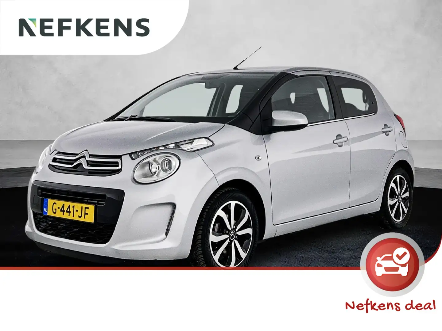 Citroen C1 Shine 72 pk | Navigatie via Apple Carplay/Android Grijs - 1