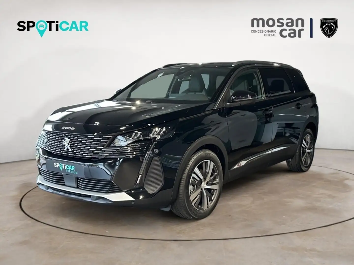Peugeot 5008 1.5 BLUEHDI 130 EAT8 ALLURE PACK 7PL GPS LL18 RADA Negro - 1
