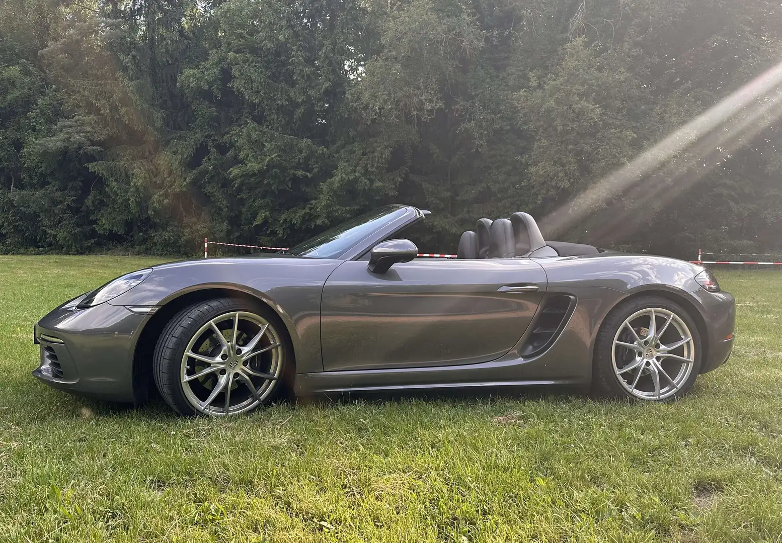 Porsche Boxster approved 12/2026, Sportabgasanlage, Chrono, PASM Gris - 1
