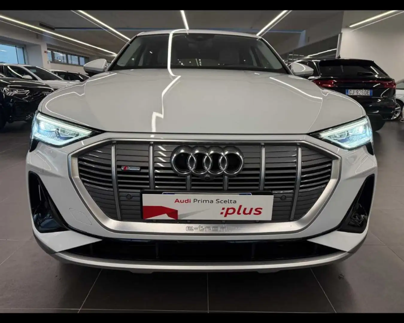 Audi e-tron 55 quattro Evolution Blanc - 2
