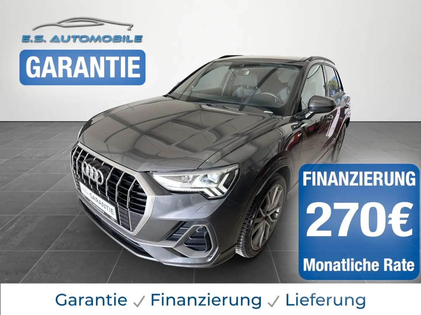 Audi Q3 35 TDI S-Line GARANTIE/MATRIX-LED/SPUR-ASS Grau - 1
