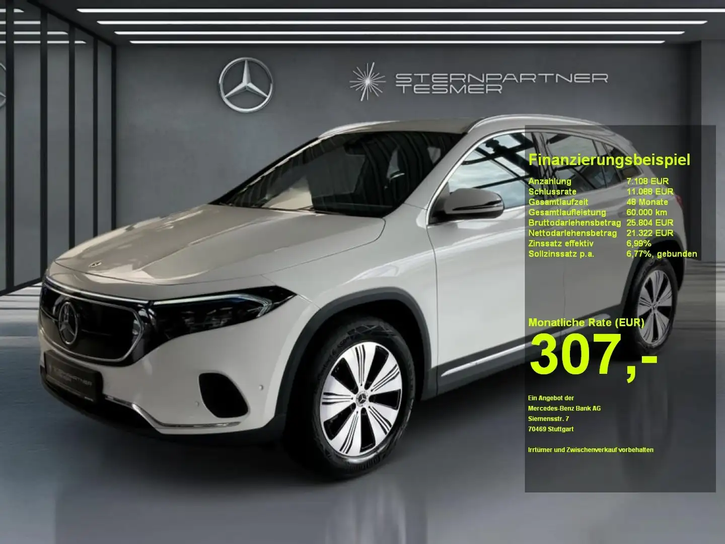 Mercedes-Benz EQA 250 +Progressive+MBUX+KAMERA+Ambiente+SHZ Weiß - 1