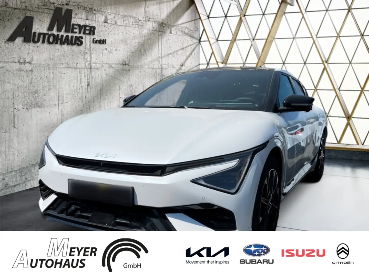 Kia EV6 GT-line, 84 kWh, 239 kW AWD+Design+Techno+Sound+WP Weiß - 1