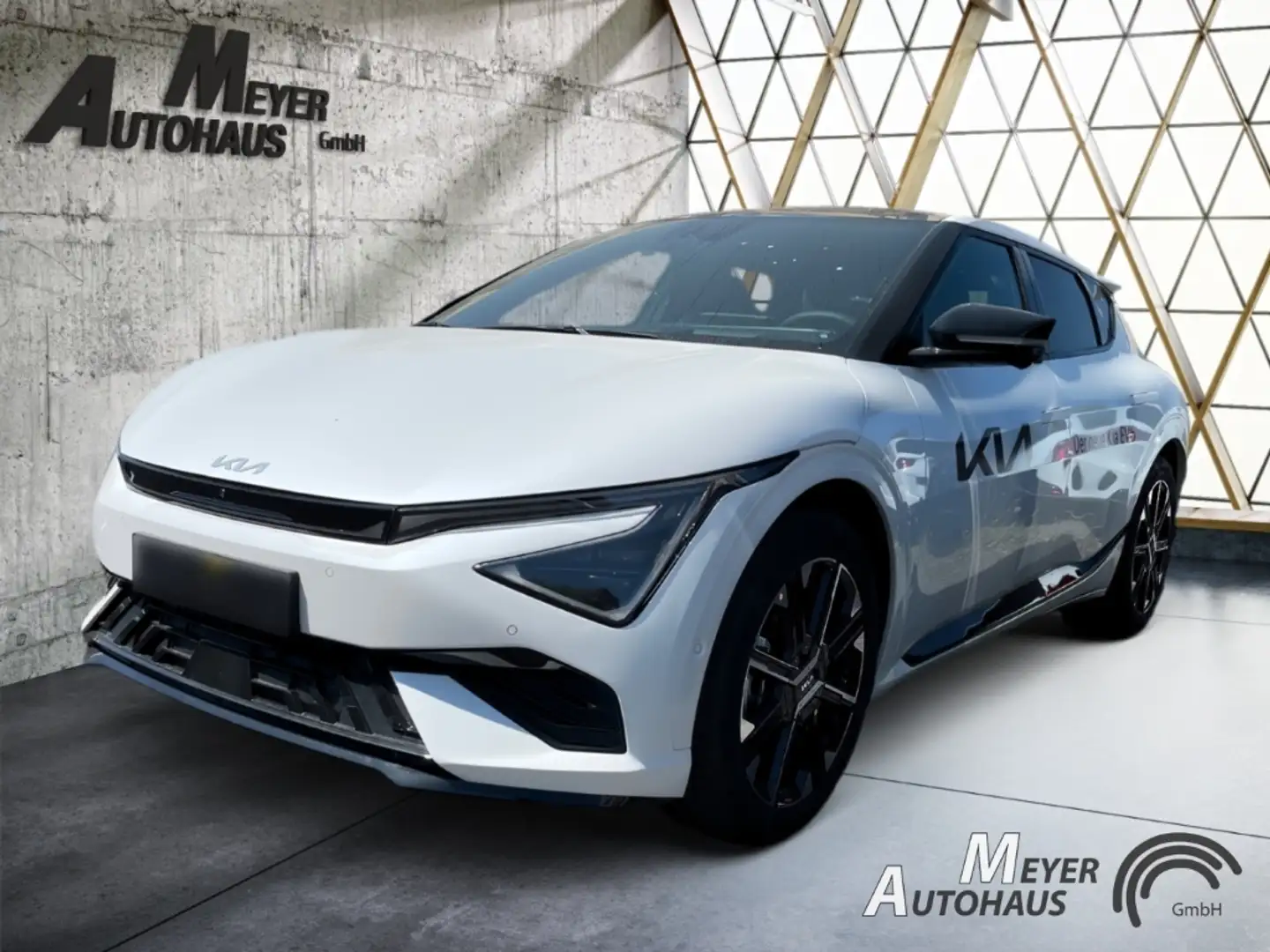 Kia EV6 GT-line, 84 kWh, 239 kW AWD+Design+Techno+Sound+WP Weiß - 2