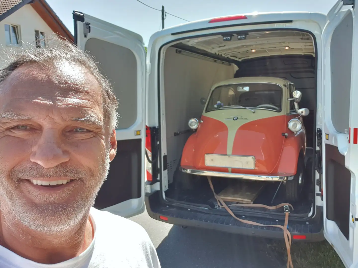 Oldtimer Isetta Orange - 2