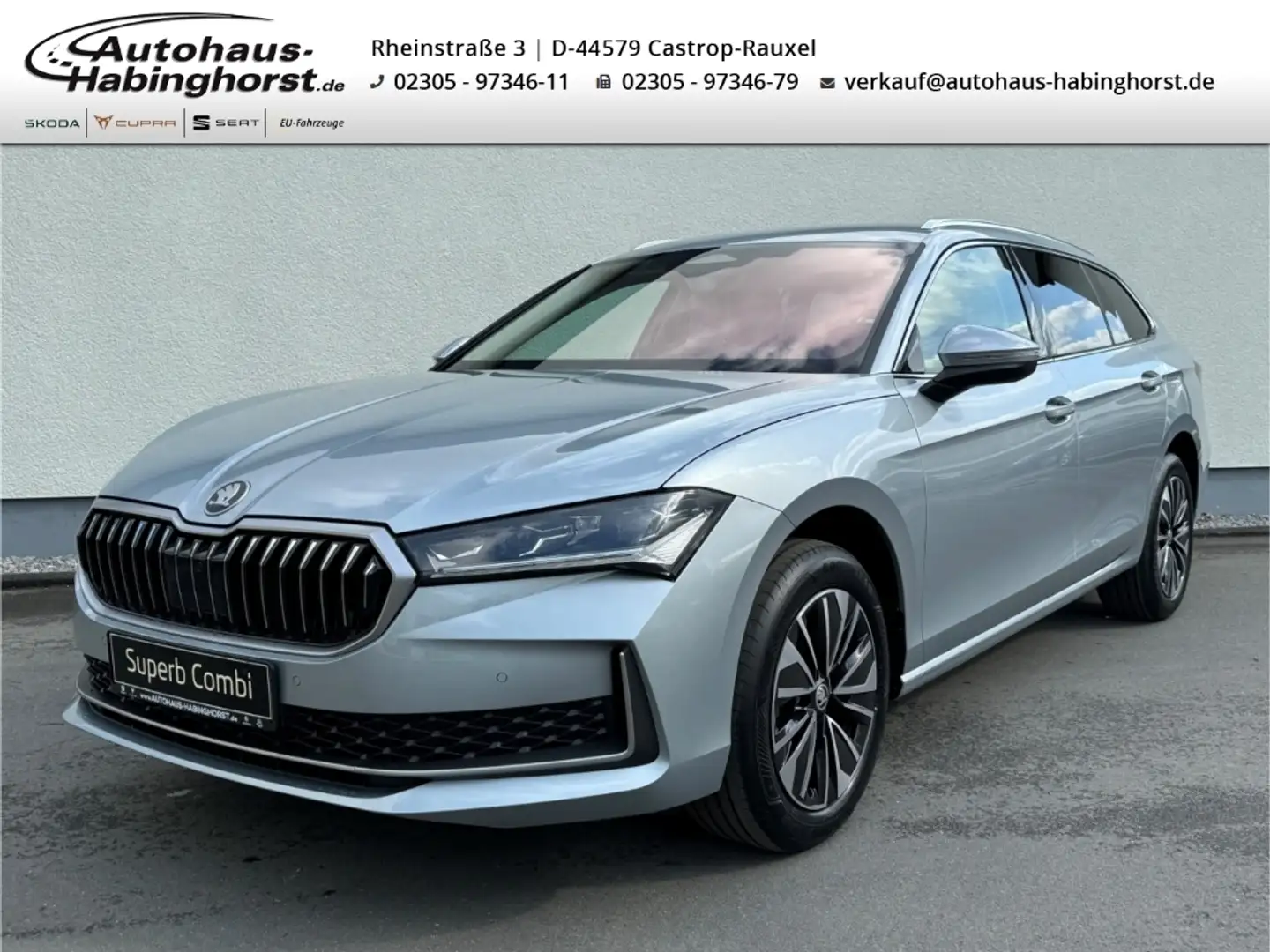 Skoda Superb IV Combi  2.0 TDI DSG Selection AHK Standhzg Matri Silber - 1