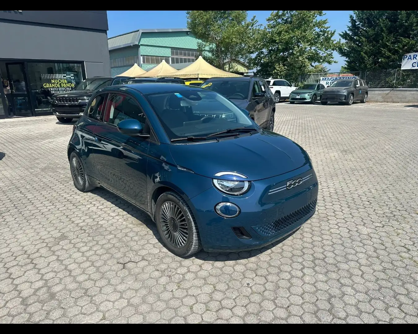 Fiat 500e 500e 3+1 42 kWh Icon + Blauw - 1