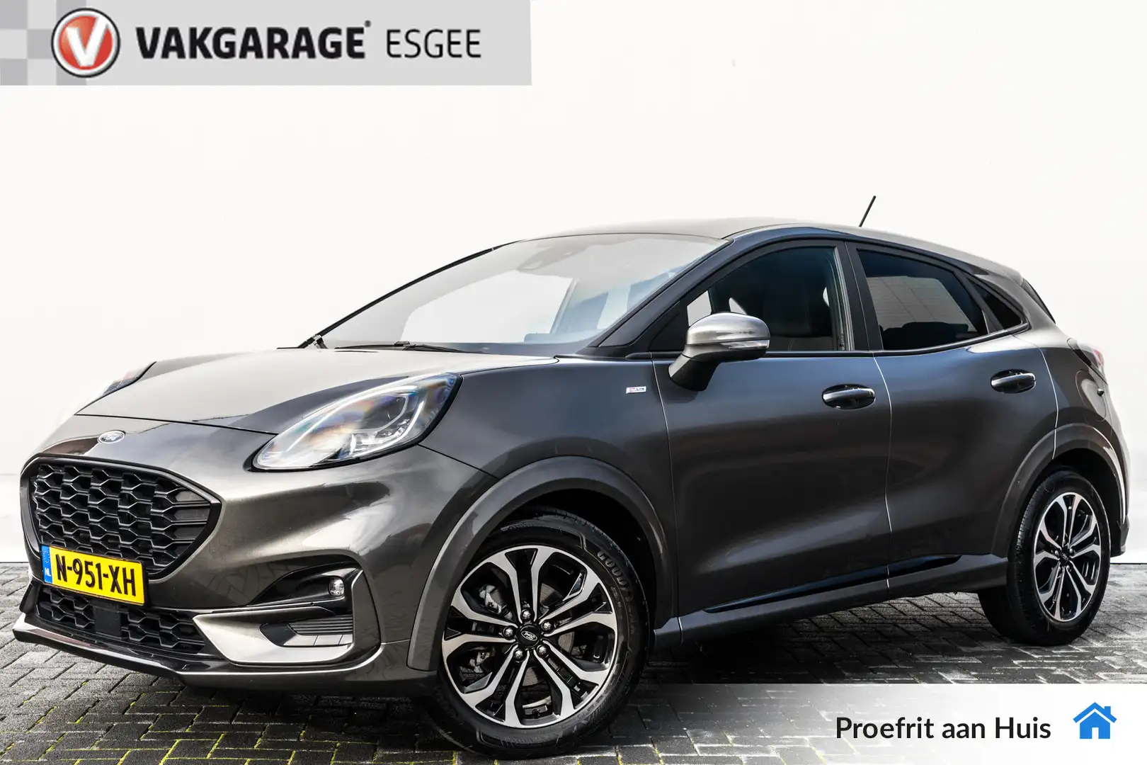 Ford Puma 1.0 155 PK EcoBoost Hybrid ST-Line X RIJKLAAR INCL Grijs - 1