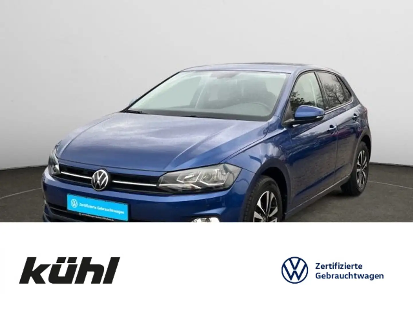 Volkswagen Polo VI 1.0 TSI United Navi,Active Info,PDC,DAB Bleu - 1