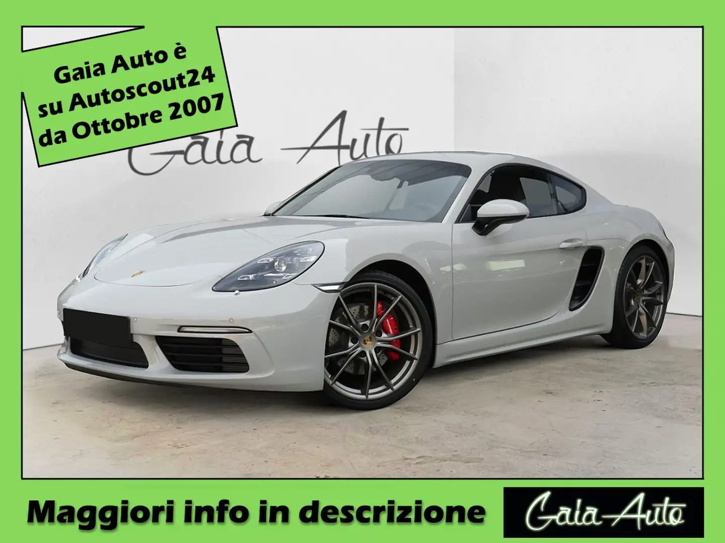 Porsche 718 Cayman 2.5 S 350cv pdk Gris - 1
