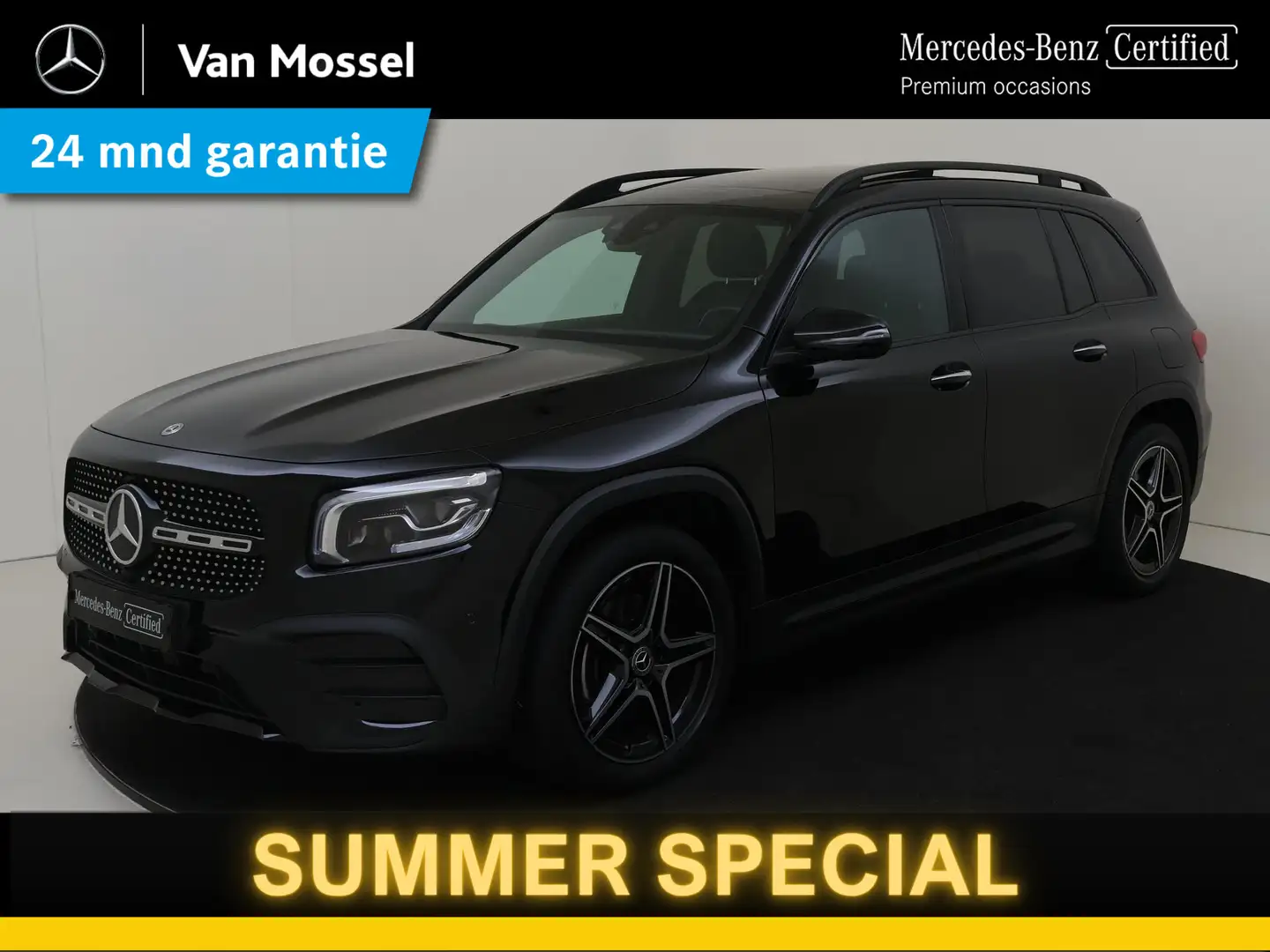 Mercedes-Benz GLB 180 Business Solution AMG /Panoramadak /Night pakket / Zwart - 1