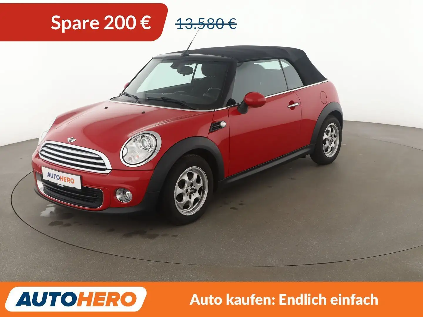 MINI One Cabrio One*TEMPO*PDC*SHZ*ALU*KLIMA*BLUETOOTH* Rot - 1