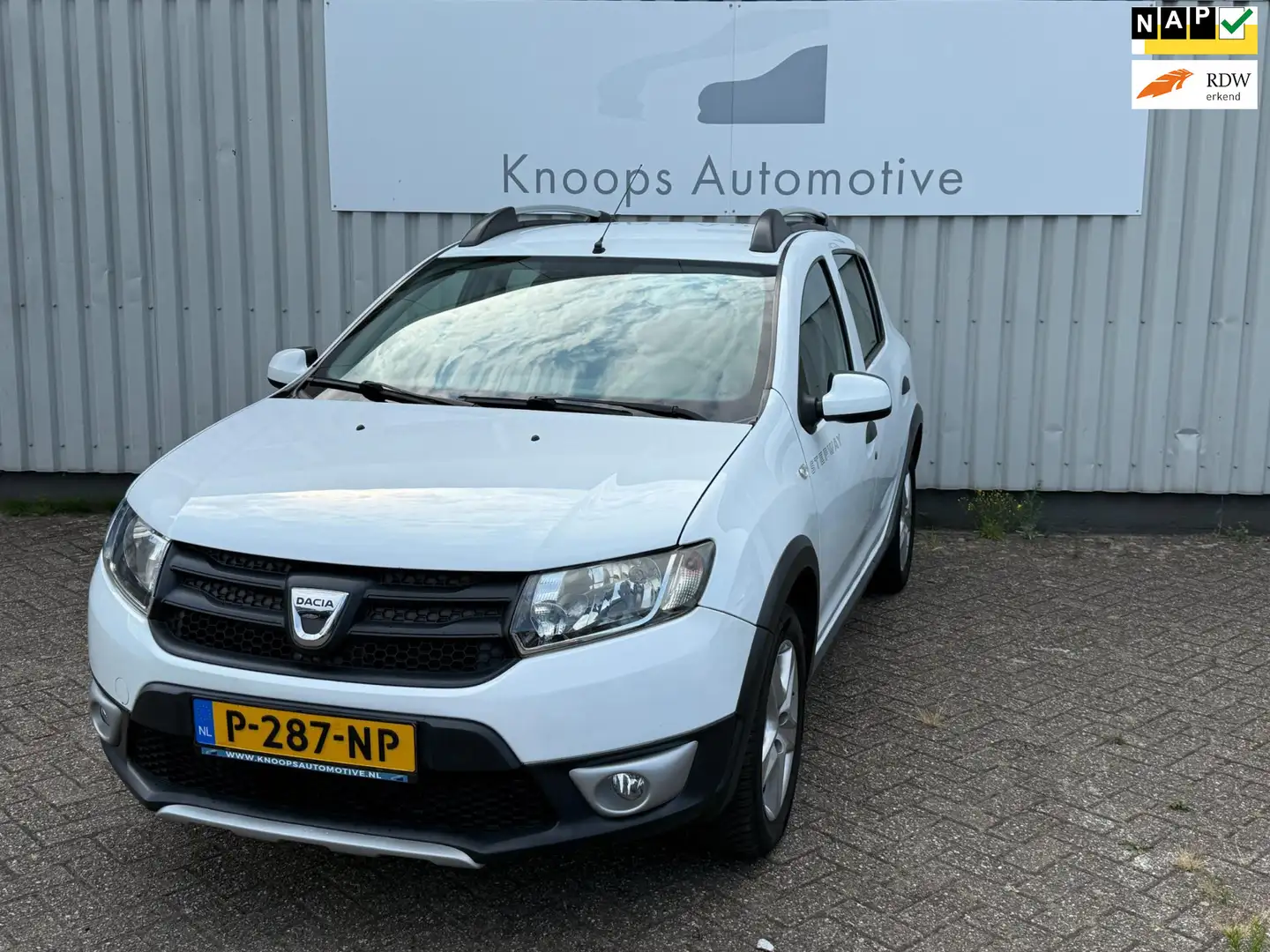 Dacia Sandero 0.9 TCe Stepway Lauréate Airco Wit - 1