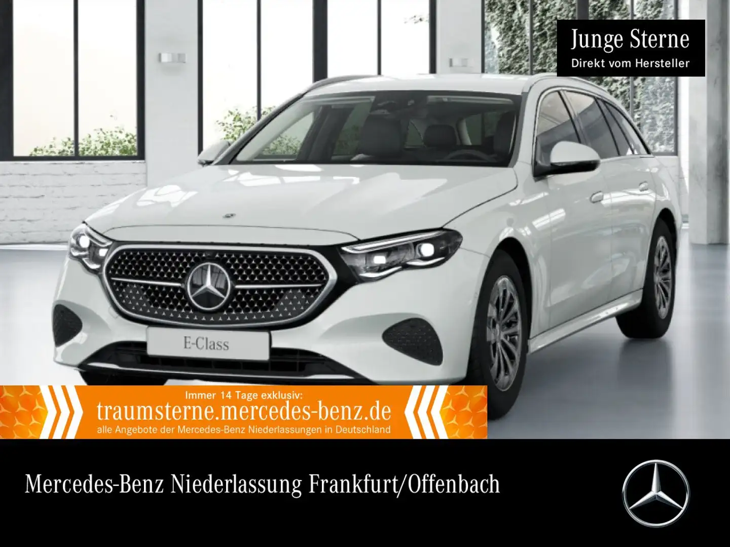 Mercedes-Benz E 220 d T Avantgarde 360° Distr+ Kamera Totwinkel Blanco - 1