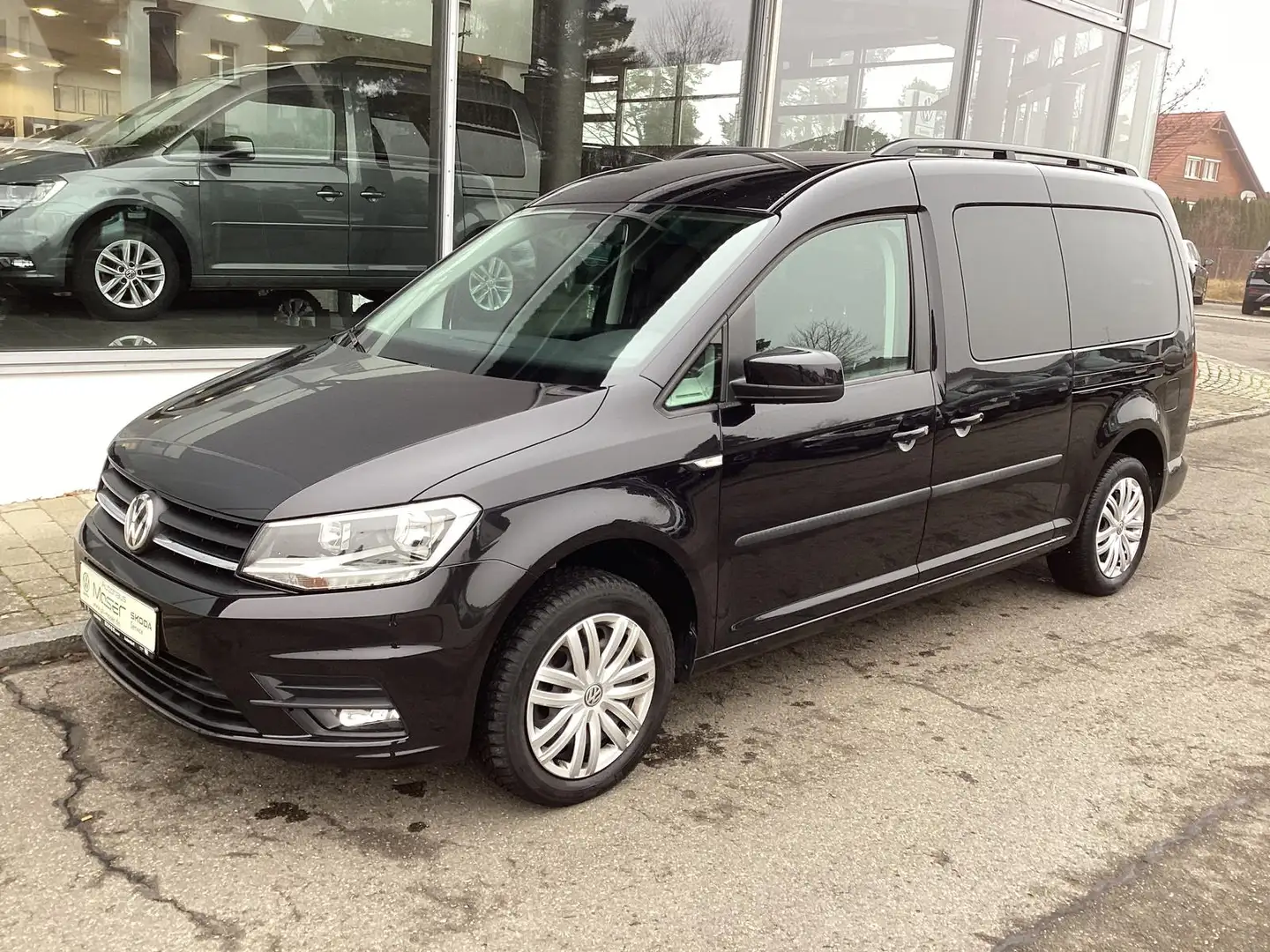 Volkswagen Caddy 1.4 TSI Trendline 7-Sitzer/Sthzg/AHK Schwarz - 1