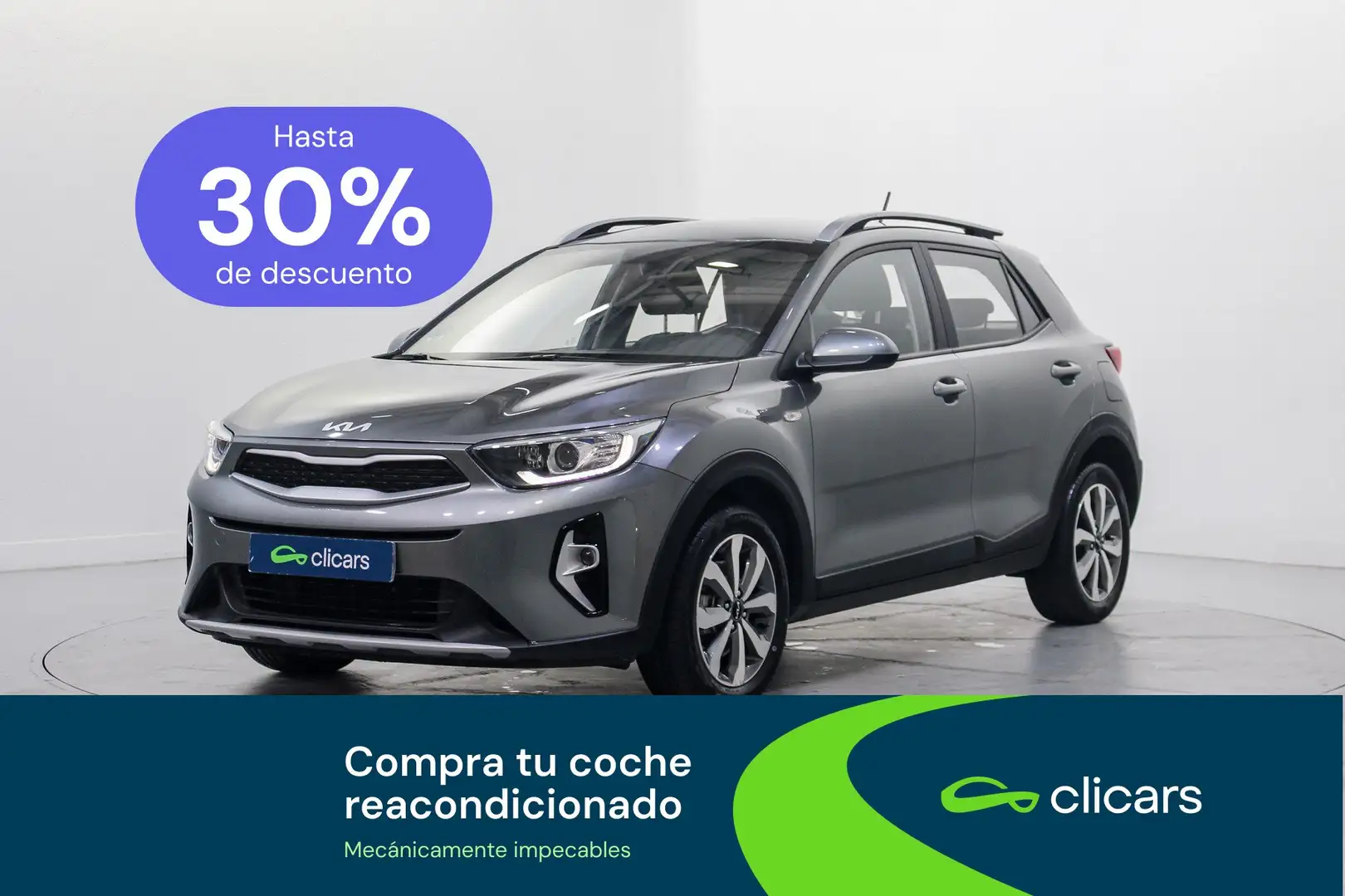 Kia Stonic 1.2 DPi Concept Gris - 1