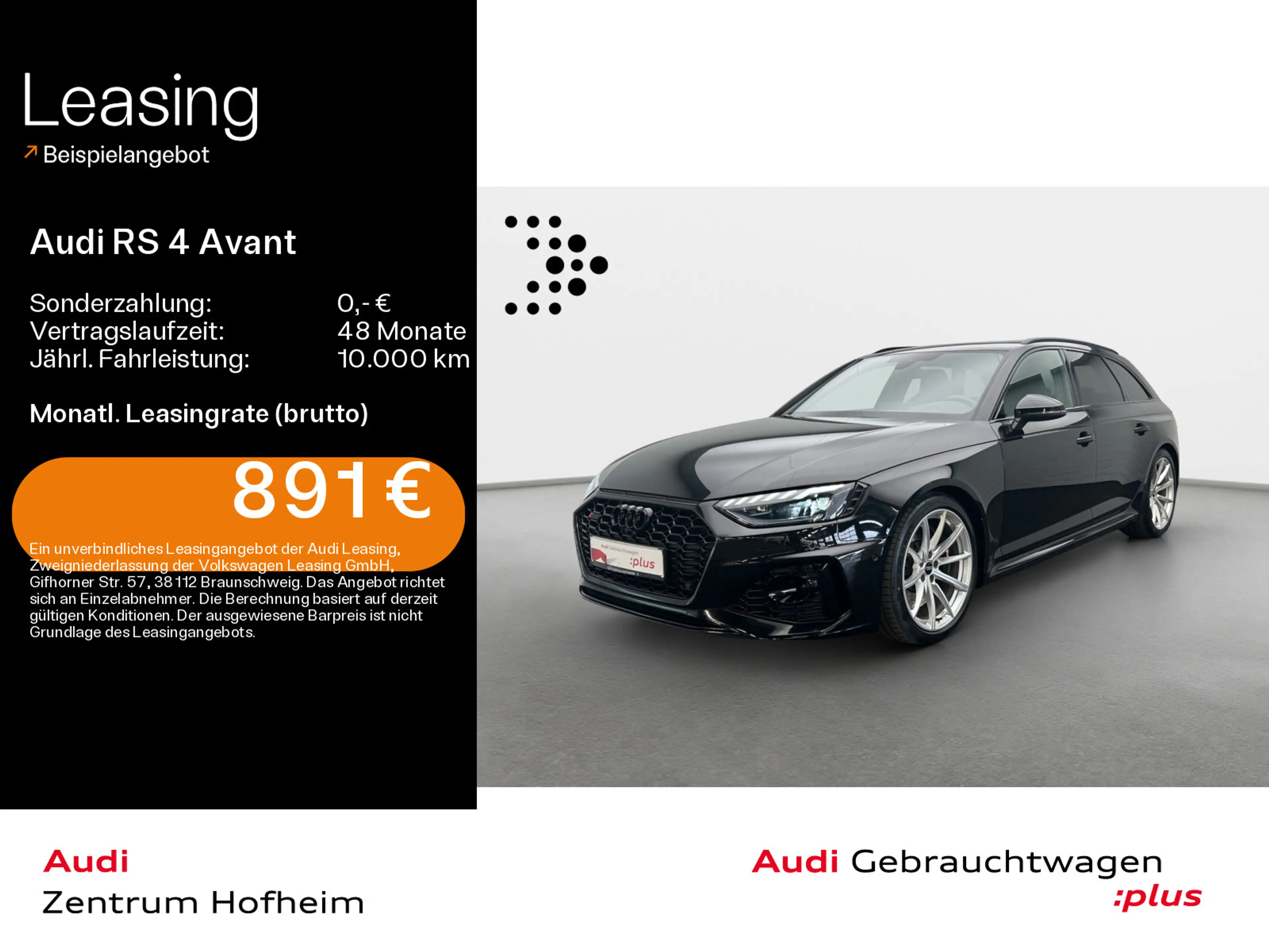 Audi RS4 4 *Pano*Matrix*HUD*B&O*360°*Navi*MAss