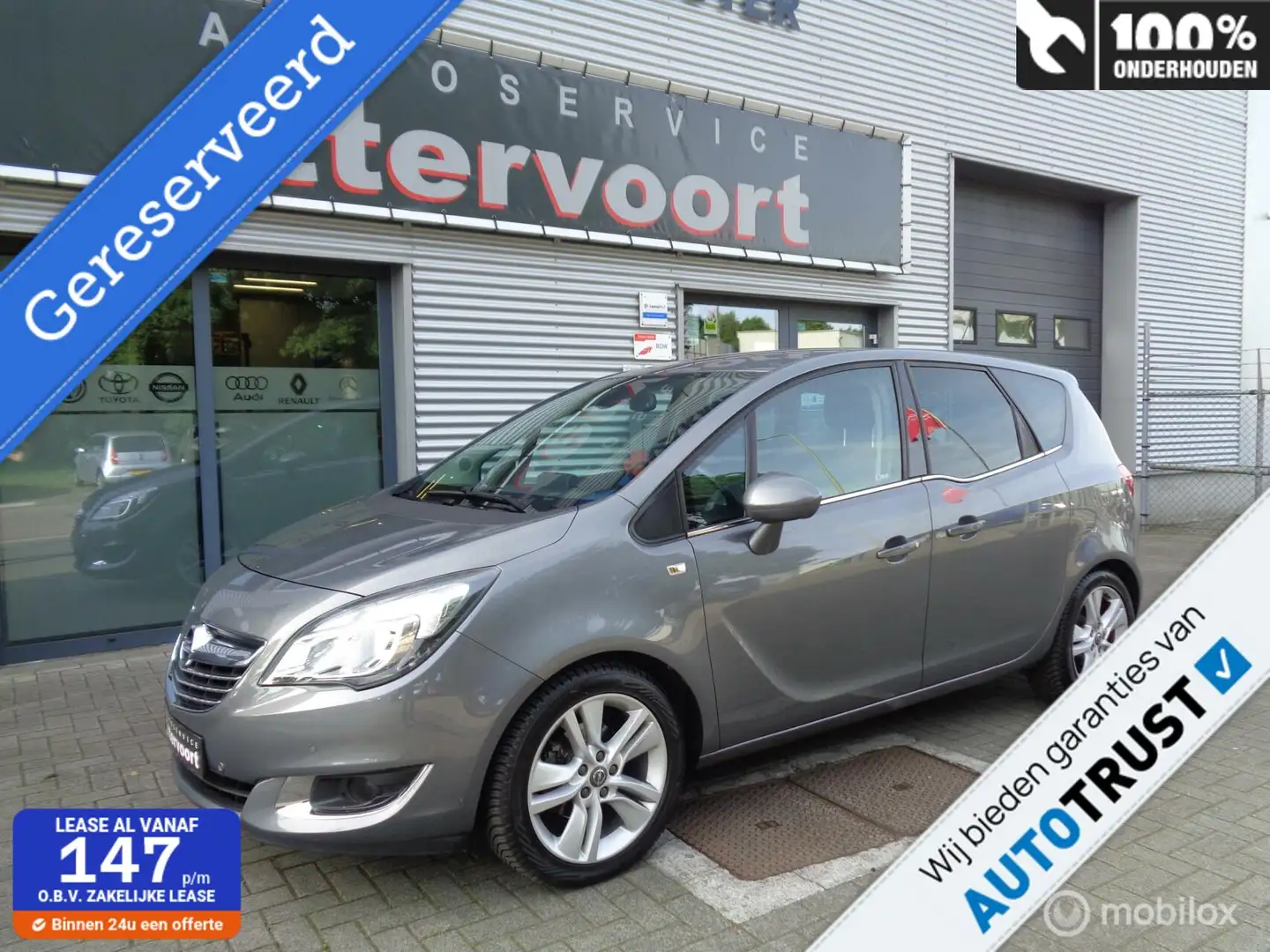 Opel Meriva 1.4 Turbo Cosmo Grijs - 1