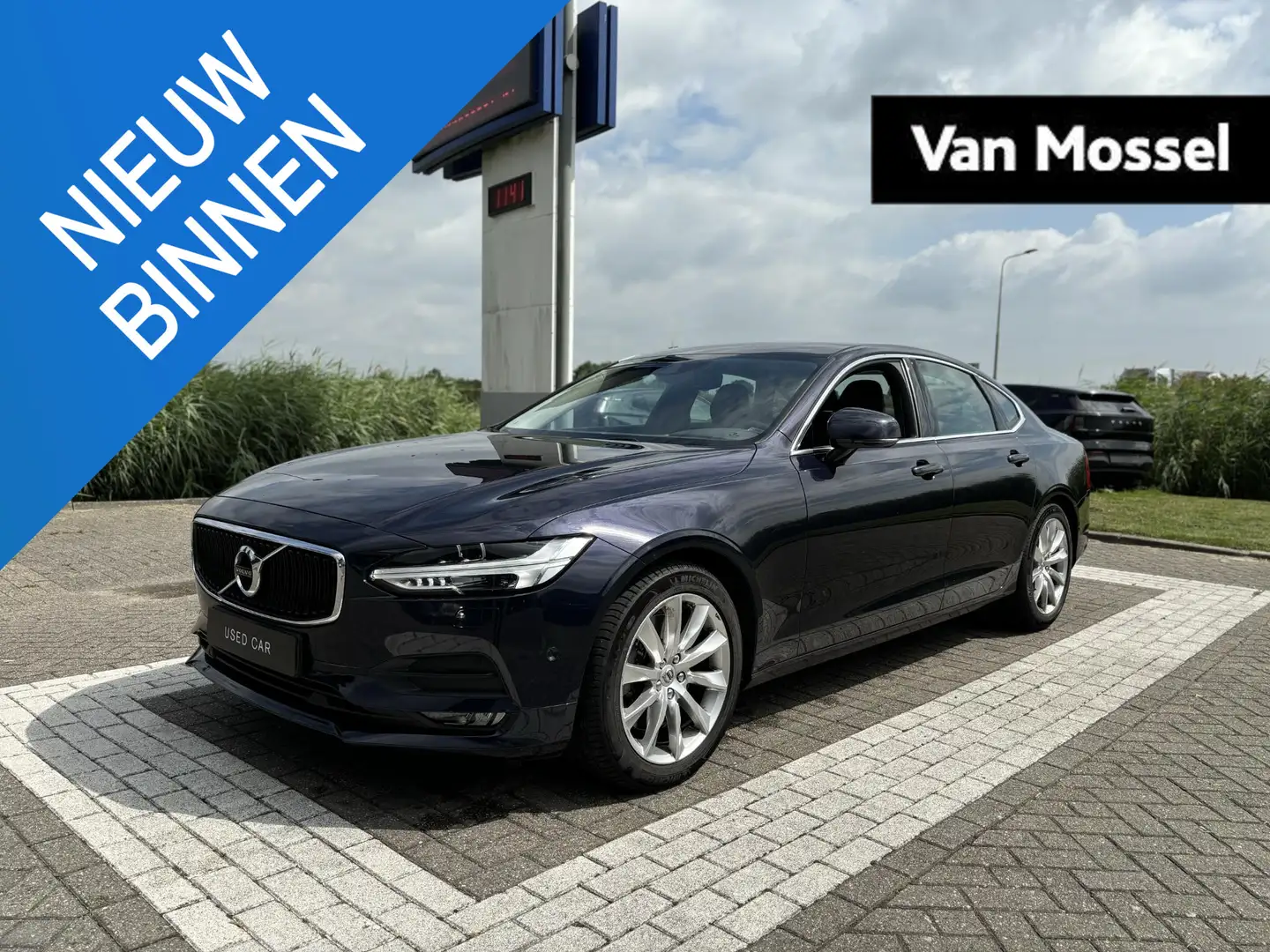 Volvo S90 2.0 T5 Momentum | Leder | Memoryseats | Stoelverwa Blauw - 1