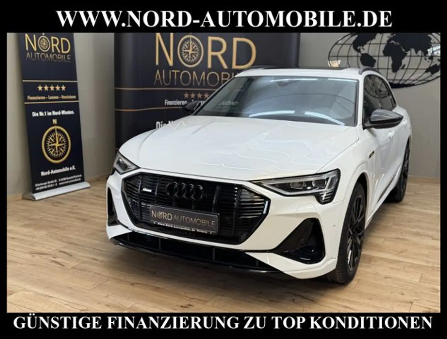 Audi e-tron 50 S-Line Black Edition QU.B&O/21/Pano S-Line Blac Weiß - 1