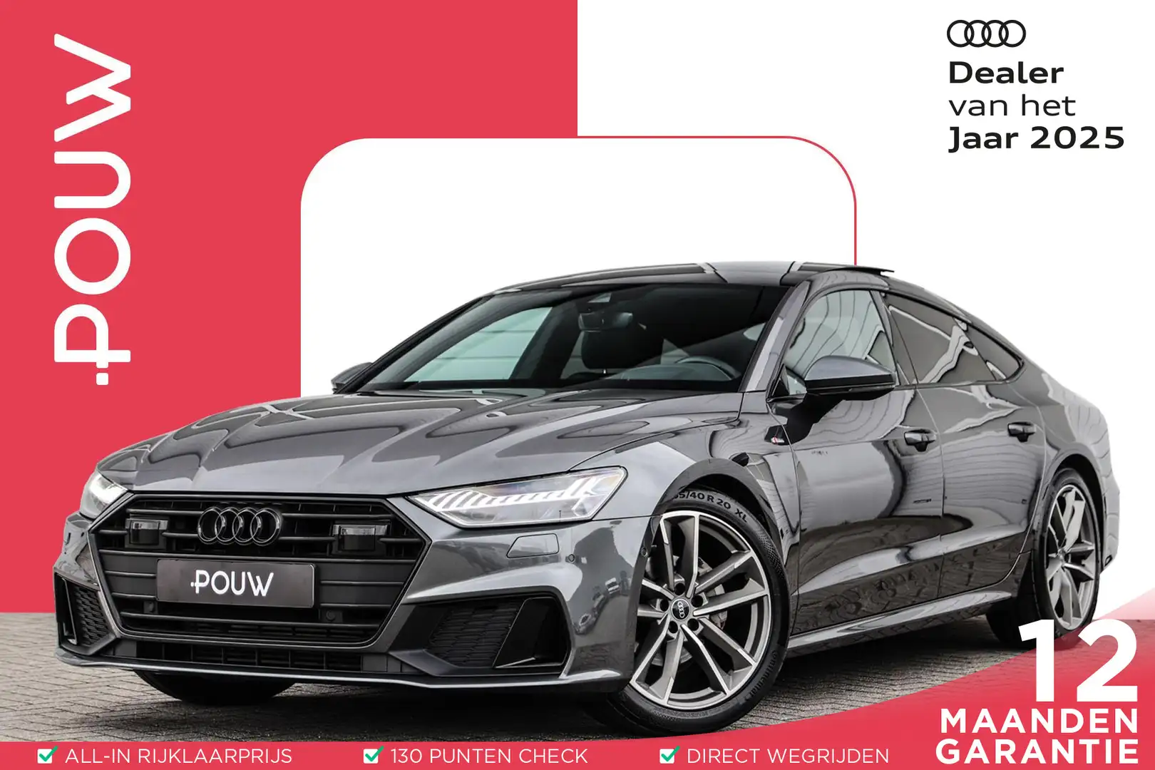 Audi A7 Sportback 40 TFSI 204pk S-Line Edition | Panoramad Grau - 1