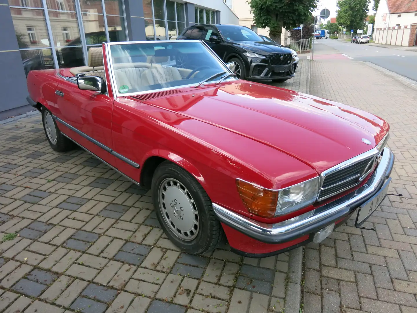 Mercedes-Benz SL 300 Cabrio Original KM TÜV+AU NEU TOP Zustan Rosso - 2