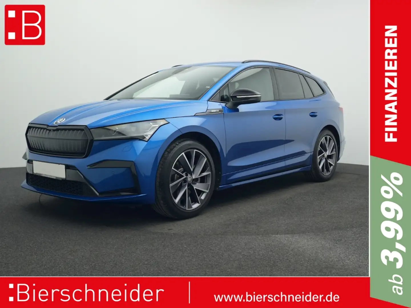 Skoda Enyaq 80 Sportline ALCANTARA KAMERA NAVI ACC Blau - 1
